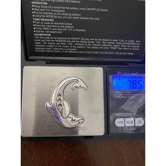 EFS Dolphin Jumping with Hearts Mexico Sterling Silver 925 Pin BROOCH - Picture 7 of 7